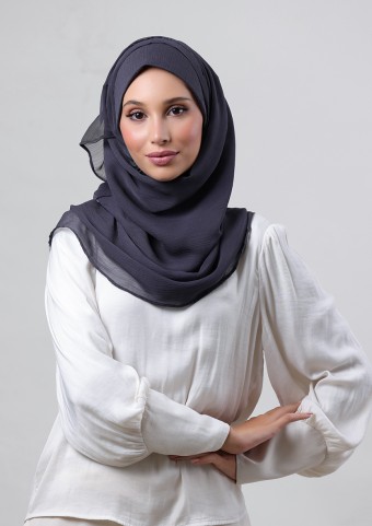 Iron-Plain Crinkled Chiffon