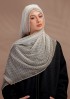 Keffiyeh Beige-Printed Plus Woven Modal