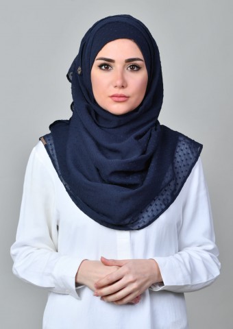 Lilmasa-Plain Crinkled Butti Chiffon