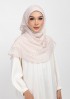 Maison B stone -printed plus crinkled chiffon