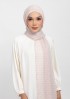 Maison B stone -printed plus crinkled chiffon