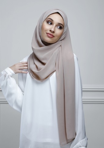 Minky-Jolie-Plain with Crystal Georggette