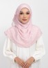 Monogram maze rose-printed plus crinkled chiffon