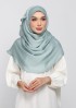 PALE SAGE - PLAIN CRINKLED SATIN