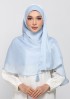 PASTEL BLUE - PLAIN CRINKLED SATIN