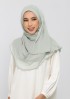 Pigeon-Plain Crinkled Chiffon