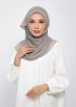 Polka Sand-Printed Plus Crinkled Chiffon