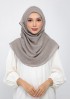 Polka Sand-Printed Plus Crinkled Chiffon