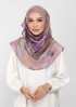 Rose Dusk-Printed Plus Crinkled Chiffon