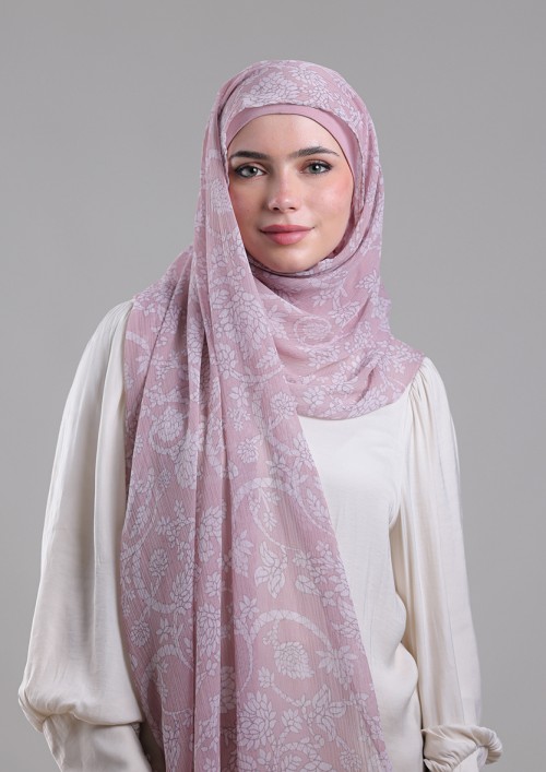 Sadaf-Printed Plus Crinkled Chiffon