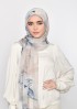 Salma - Printed Plus Crinkled Chiffon