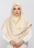 SOFT YELLOW - PLAIN CRINKLED SATIN