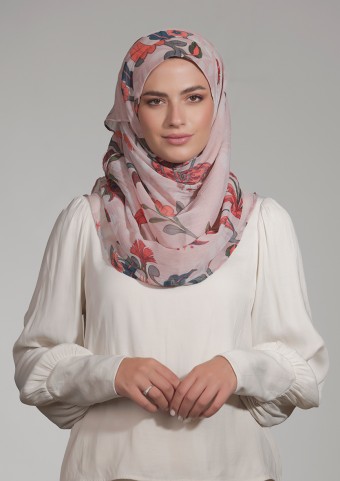Spice Bazaar-Printed Crinkled Chiffon (CLASSIC STYLE)