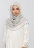 Stone-Plain Crinkled Chiffon