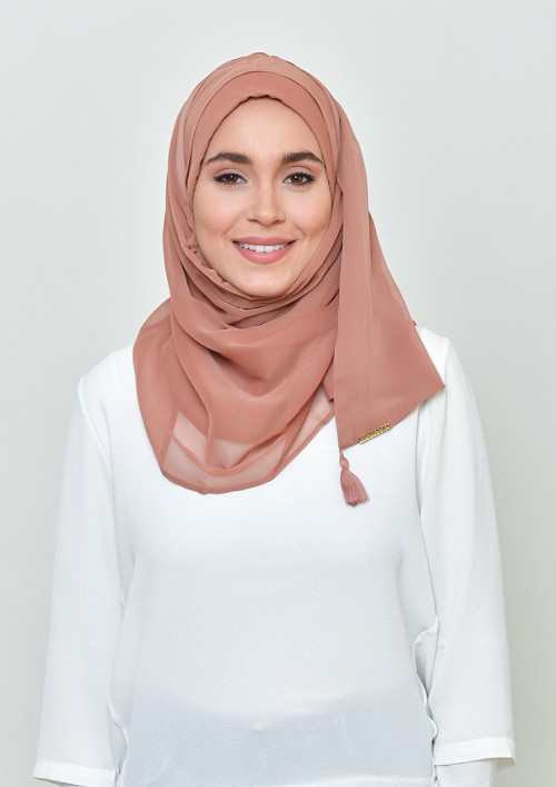 Sun-Kissed-Basic Plain Lite Chiffon