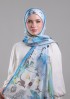 Sydney-Printed Crinkled Chiffon