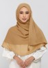 Topaz-Plain Crinkled Chiffon