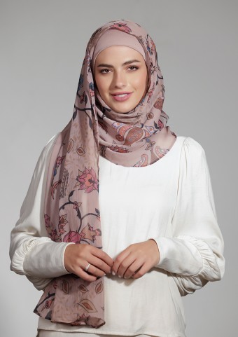 Tulipa-Printed Crinkled Chiffon (NEW STYLE)