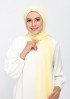 Vanilla-Plain Crinkled Chiffon