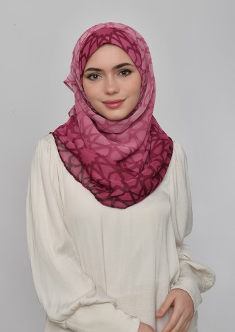 Yaqout - Printed Crinkled Chiffon (CLASSIC)