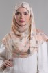 Nabawi-Printed Plus Crinkled Chiffon with Foil