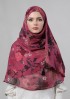 Crimson Tide - Printed With Plus Crinkled Chiffon (CLASSIC)