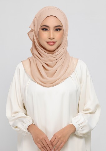 Hazel-Plain With Crystal Crinkled Chiffon Hazel-Plain With Crystal Crinkled Chiffon