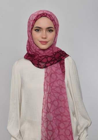 Yaqout - Printed Crinkled Chiffon (NEW STYLE)