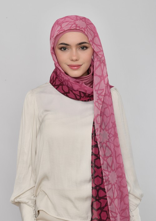 Yaqout - Printed Crinkled Chiffon (NEW STYLE)